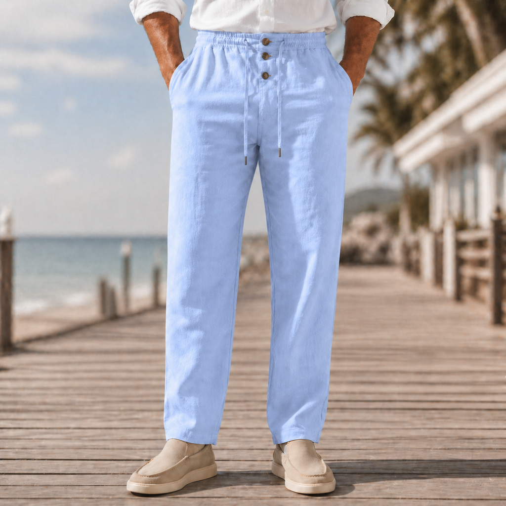 Avani Linen Drawstring Pants
